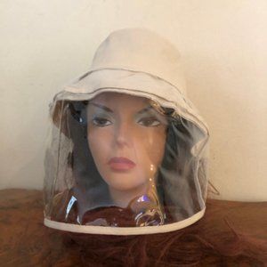 Face shield Mask with matching Hat sturdy washable